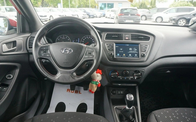 Hyundai i20 cena 45700 przebieg: 57331, rok produkcji 2018 z Działdowo małe 466